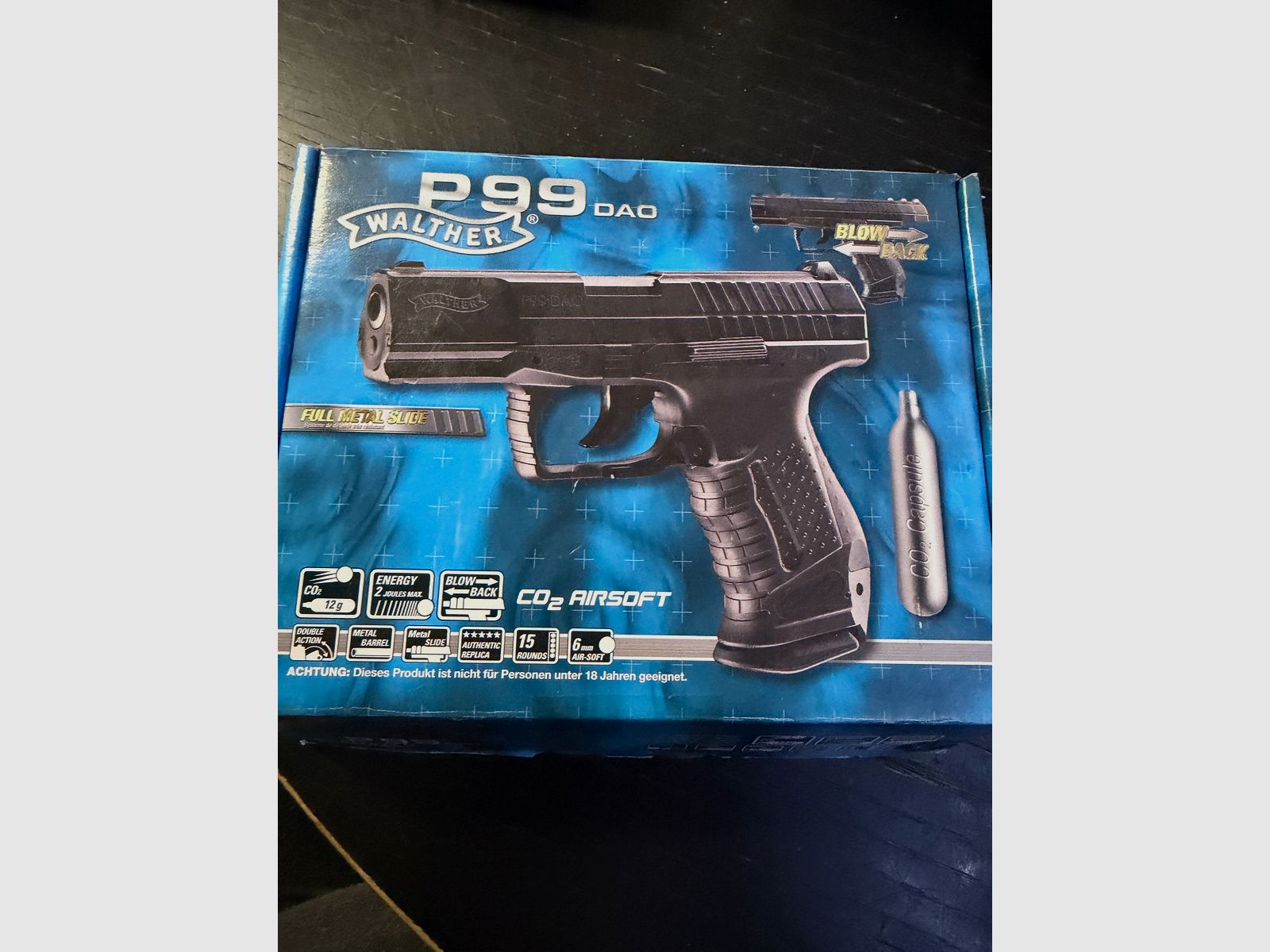 Walther p99 DAO co2 airsoft fast new