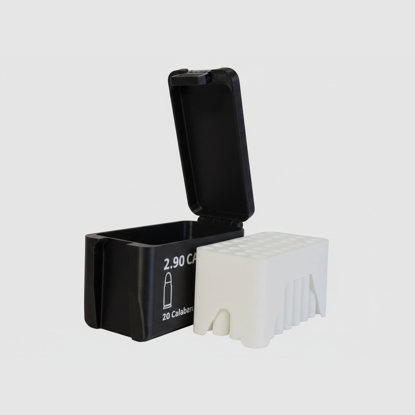 Filamelt Munitionsbox / 270 Winchester / 'Klapp- / Rastdeckel' / Patronenbox, Ammo Box