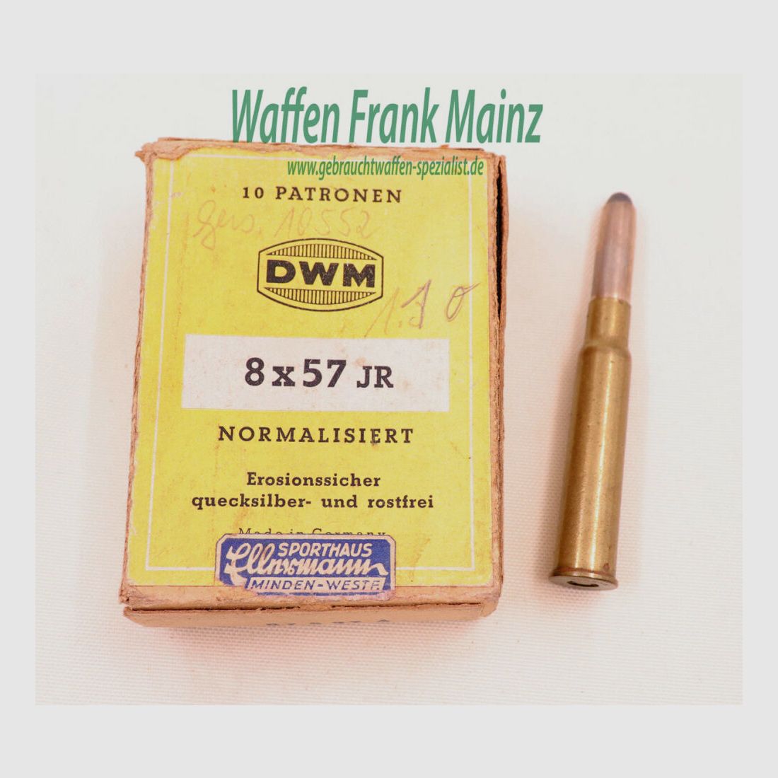 DWM, Karlsruhe Büchsenpatronen 8x57 JR