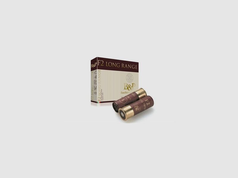 BASCHIERI & PELLAGRI – Hagelpatronen – F2 LONG RANGE Lood Nr. 5, afbeelding 2 van 4