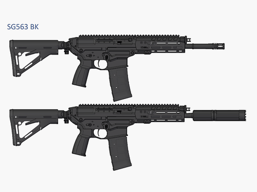  SIG SAUER SG563-BK SPORT - .300 Blackout - UVP: 5.226,90 €