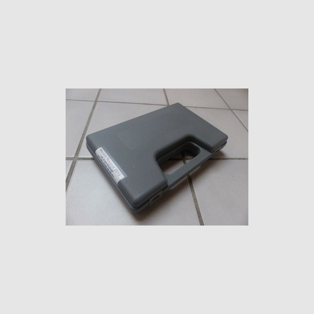 Record 2015 Cal. 9mm PAK New with case, blank firing adapter, brush, manual from collection plus 50 rounds of ammunition