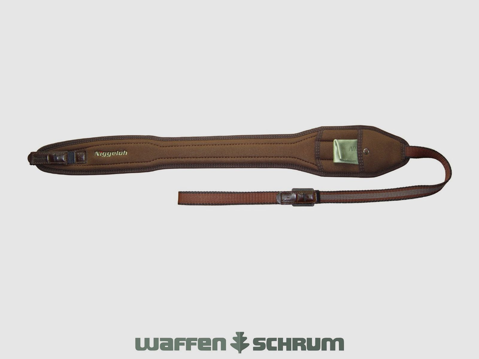 Niggeloh rifle sling Speed Neoprene - Brown with quick release