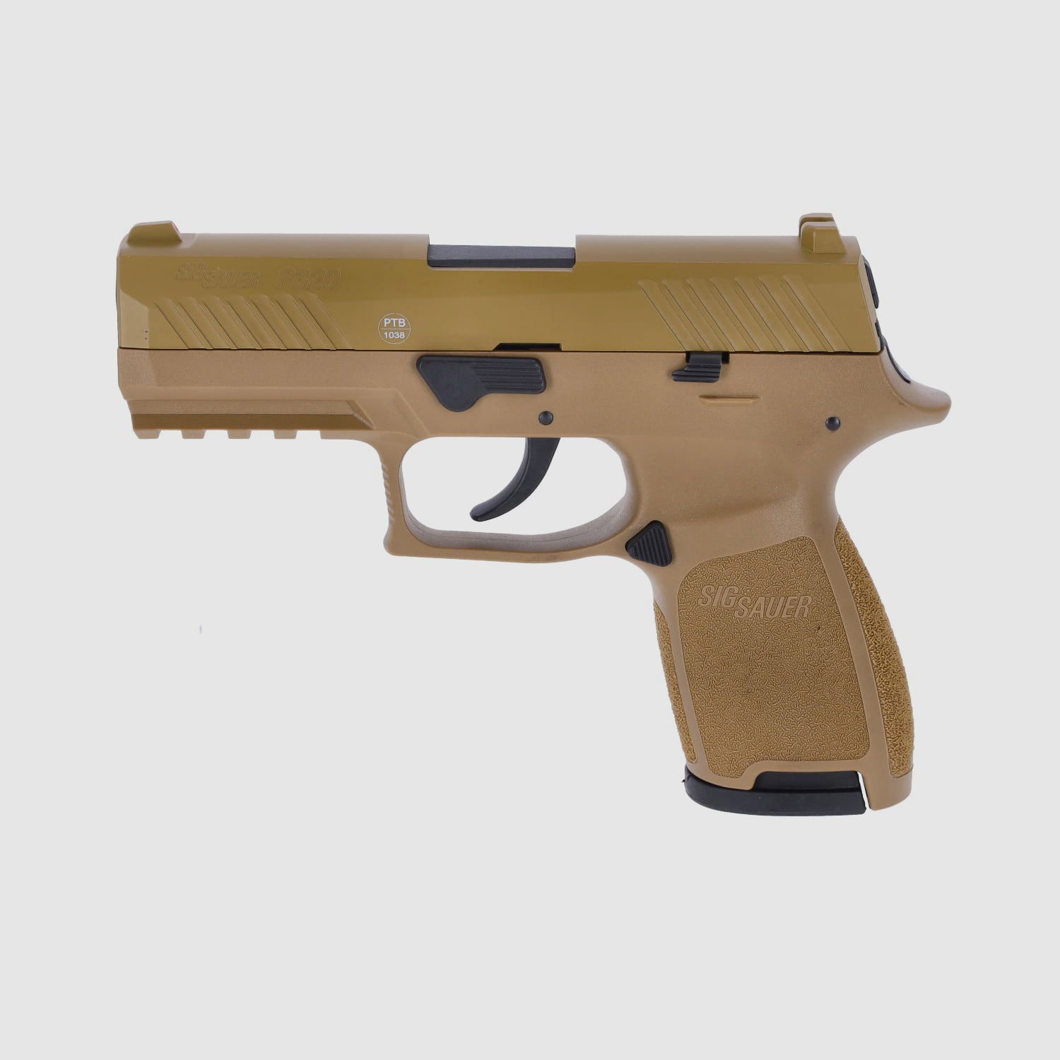 GSG Sig Sauer P320 Dark Earth 9 mm P.A.K Schreckschuss Pistole, Bild 1 von 3