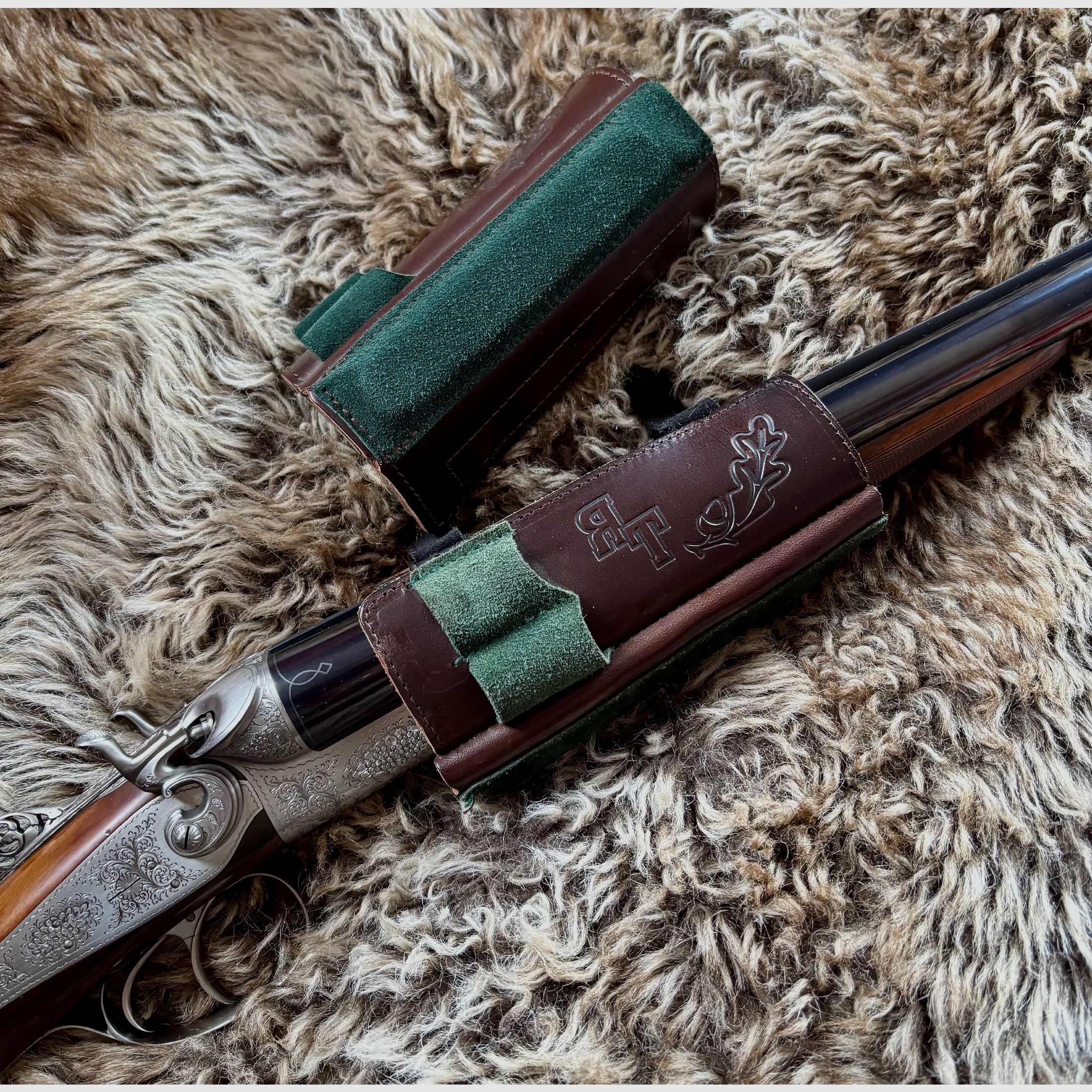 Appui de crosse / coussin pour carabine double, carabine à verrou ou par exemple R 8