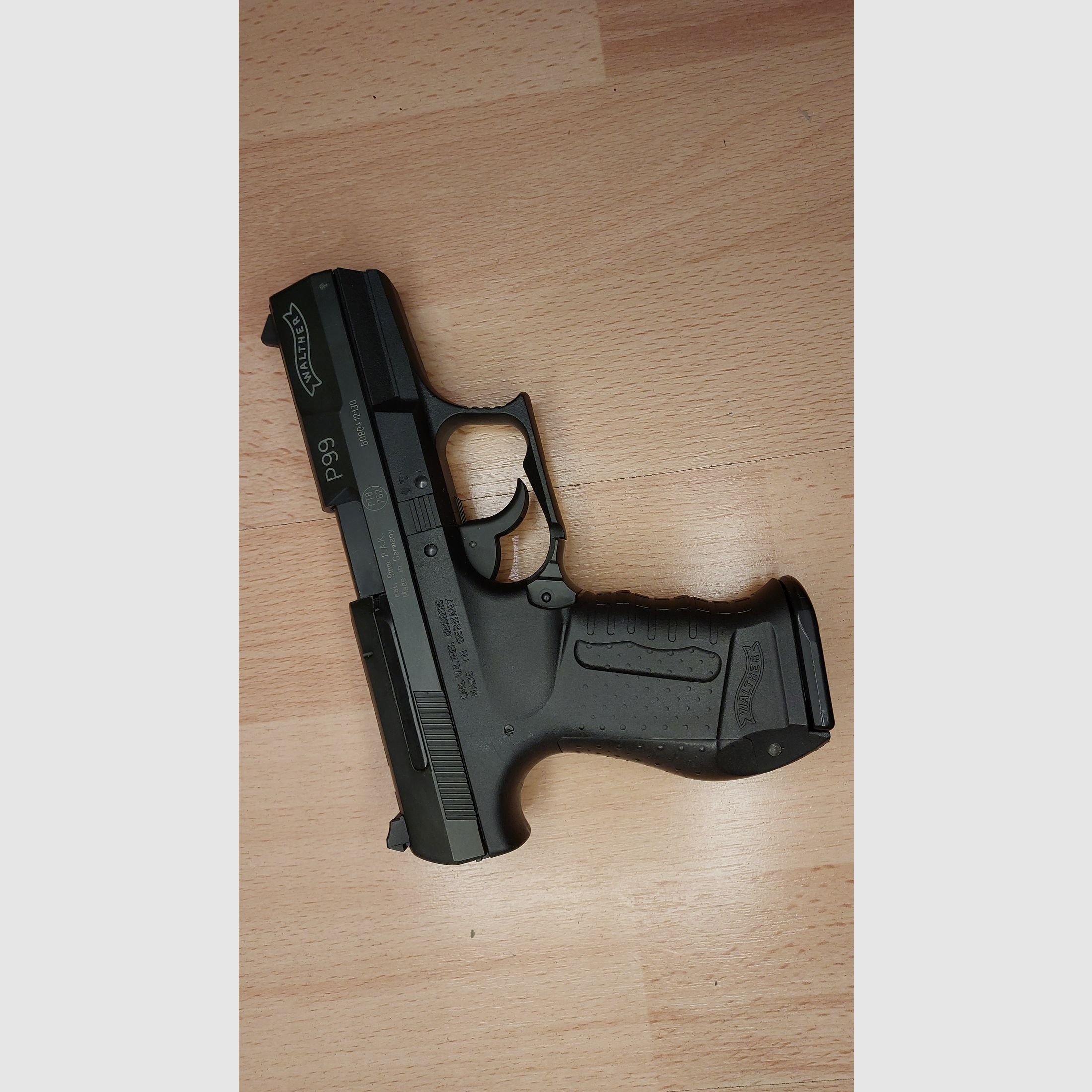 Walther P99 Schreckschuss Pistole 9mm P.A.K. (PTB 762) P 99