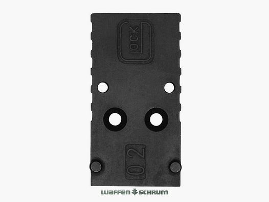 Plaque d'adaptateur Glock Nr.02 Trijicon, Holosun, Ameriglo pour Glock 9mm (sauf Holosun 509)