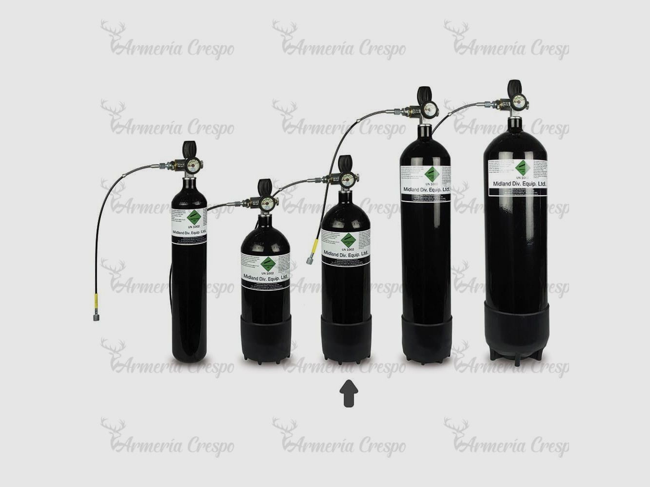 5-Liter-Botellensatz PCP 300 Bar Komplettset, Bild 2 von 4