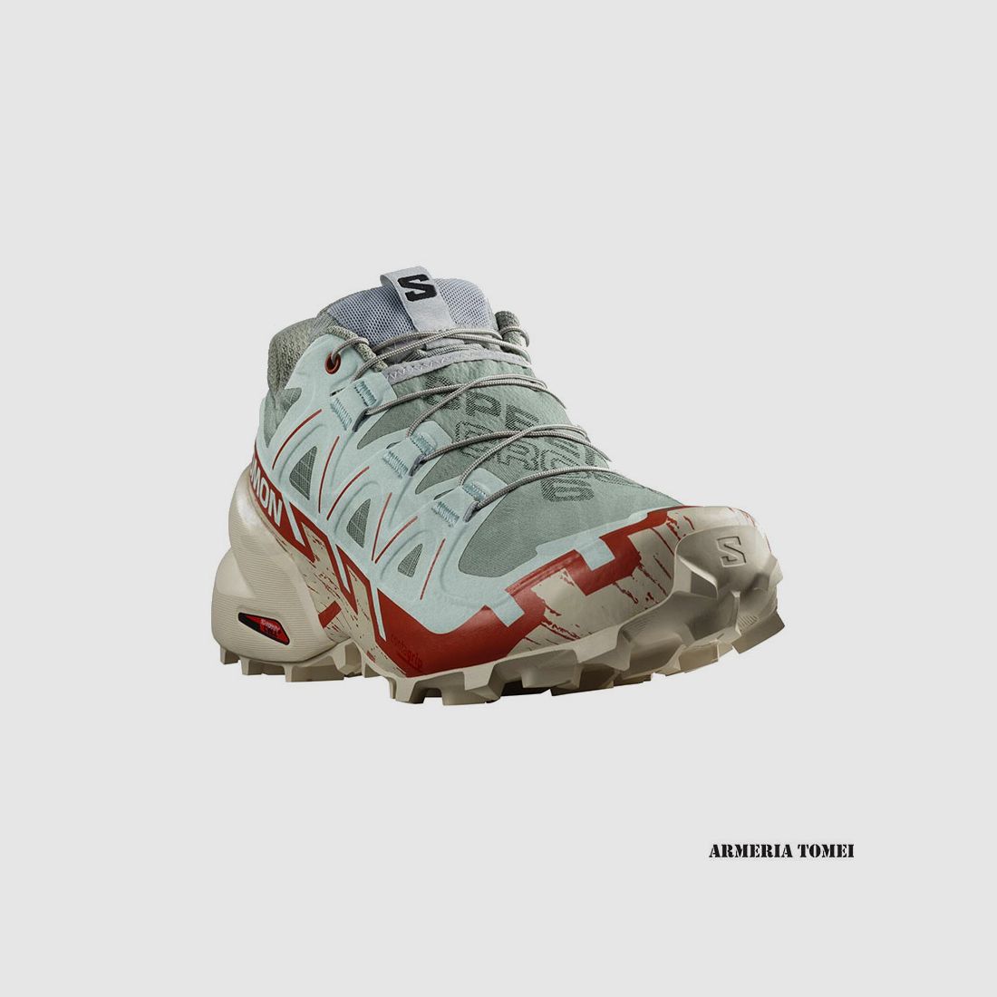 SALOMON – DAMES – SPEEDCROSS 6 W Lily Pad / Rainy Day / Bleached Aqua, afbeelding 2 van 7