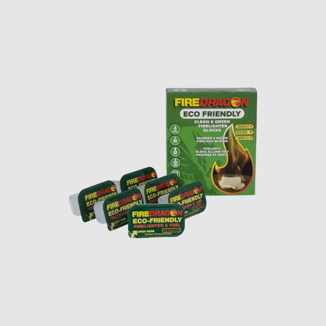 Vuurdraken brandstof CN368 (6 blokken)