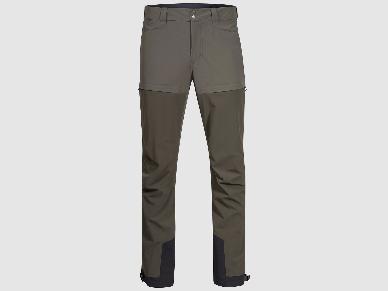 Bergans Bekkely Hybrid Pantalones Hombre Verde Oscuro Barro / Verde Barro XL