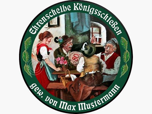 Schützenscheibe ECO-LINE Motiv 070