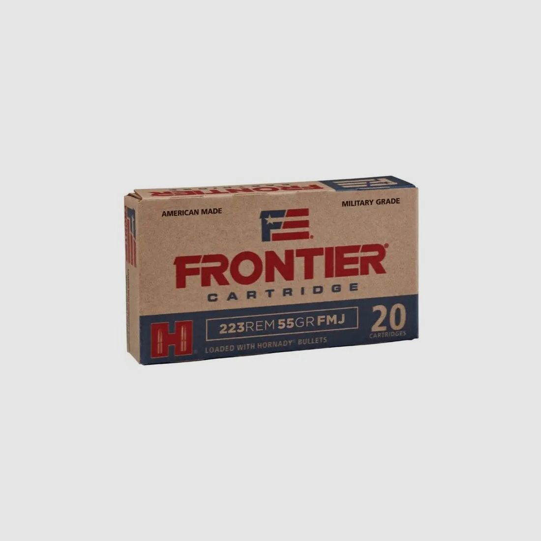 HORNADY FRONTIER .223 Rem FMJ 55 gr munitie, afbeelding 1 van 2