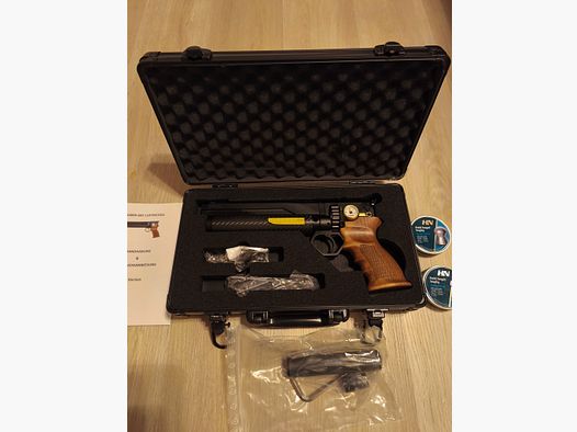 Huben GK1 v3 Pistole .22 mit Schalldämpfer