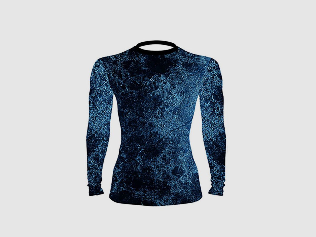 DED Competition T-Shirt a Manica Lunga Compressione - Blu, Colore: Blu, taglia: S, Tipo di abbigliamento: Donna, immagine 3 di 3