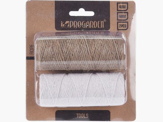 2 Corde da giardino 60 e 40 m Progarden