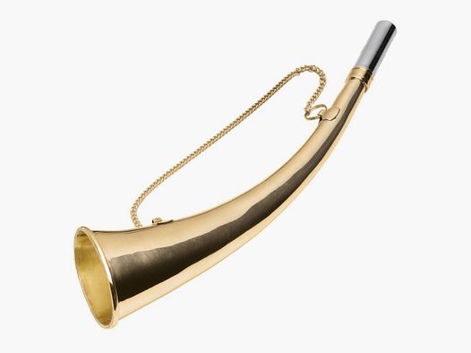 Corne de signalisation en laiton - 25 cm