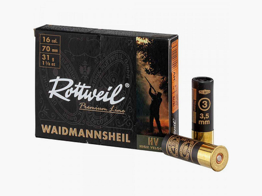 ROTTWEIL WAIDMANNSHEIL HV - 16/70 - 3,5 MM - 10 STÜCK