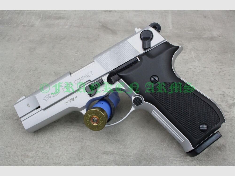 Walther P88 Compact 9mm P.A. vernickelt