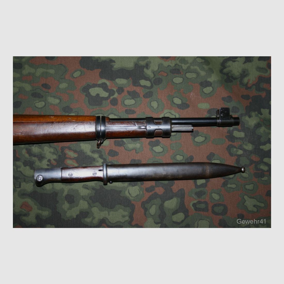 Mauser 98k complete nrgl. including bayonet
