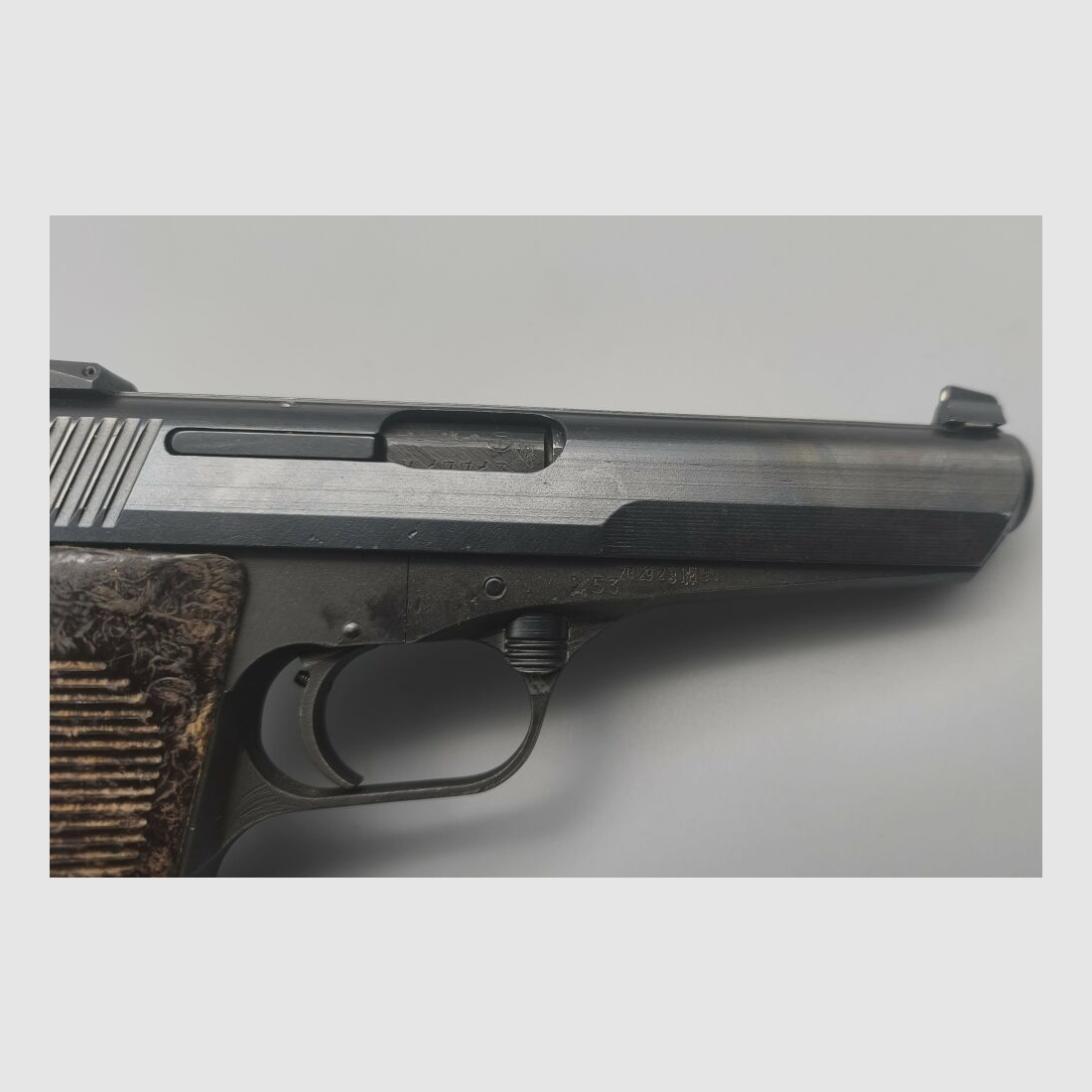CZ/Brünner vz.52 Rollenverschluss Pistole mit Wechsellauf 7,62 Tokarev! 9mmLuger