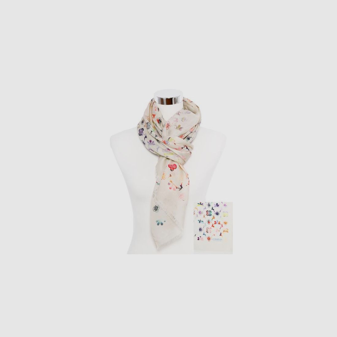 Foulard en soie Luise Steiner