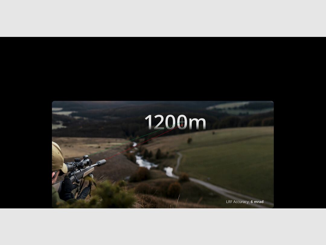 Hikmicro ALPEX Pro A50PL LRF – lunette de visée numérique de 12 MP avec télémètre laser de 1200 m, image 18 sur 19