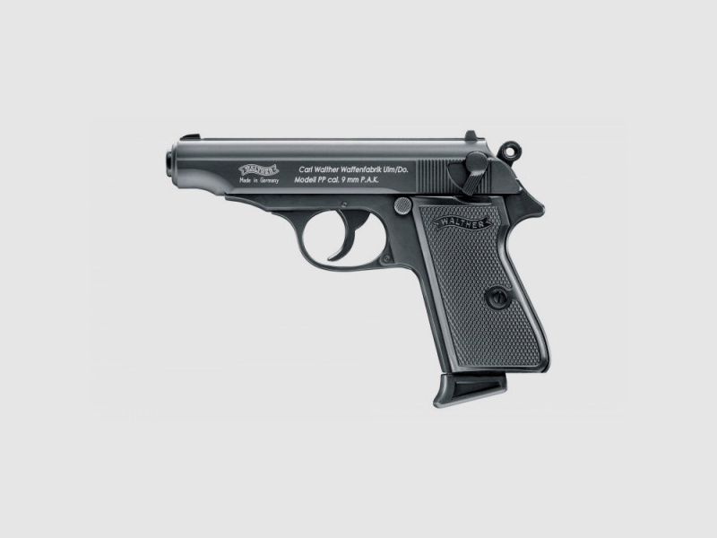 WALTHER PP - 9MM P.A.K. SCHRECKSCHUSSPISTOLE - SCHWARZ