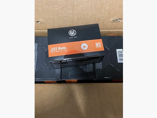 Munition RWS .222 Rem // Match Munition MJ