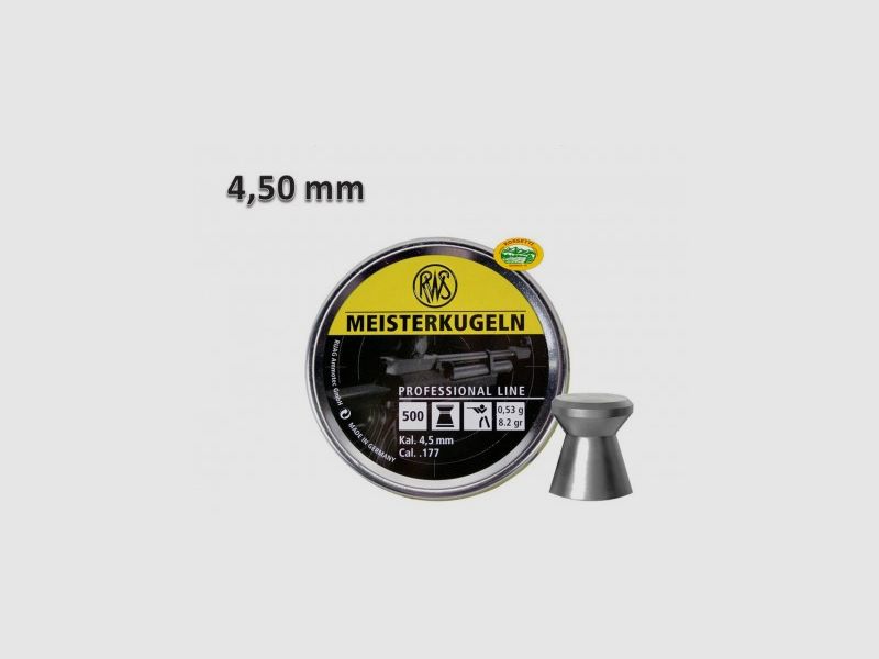 RWS Meisterkugeln cal. 4,50mm 0,53gr