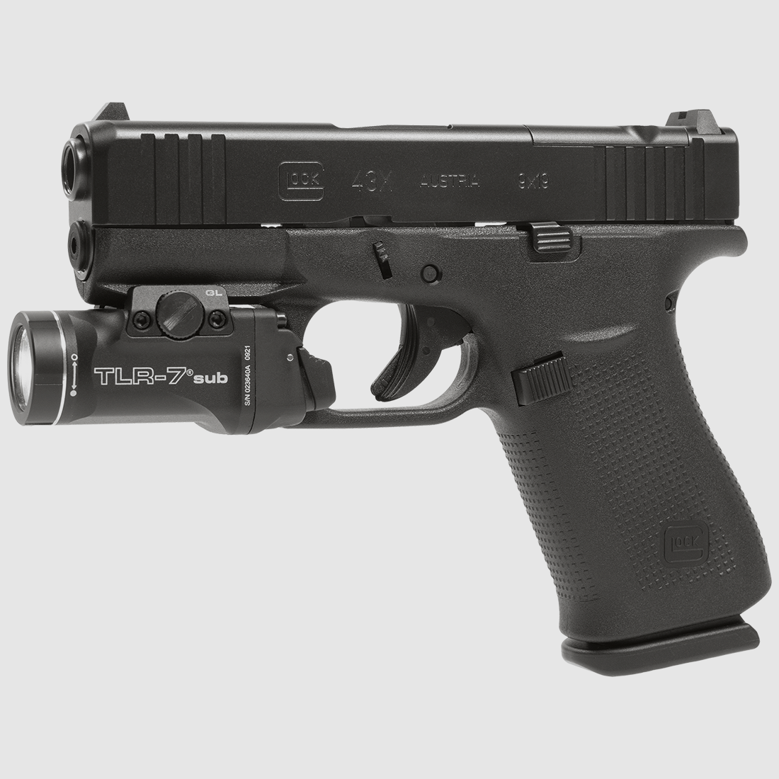 Glock 43X R/MOS/FS Streamlight Combo – 9mm Para