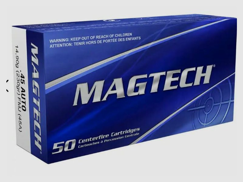 Magtech .45 ACP Vollmantel 14,9g/230grs. FMJ