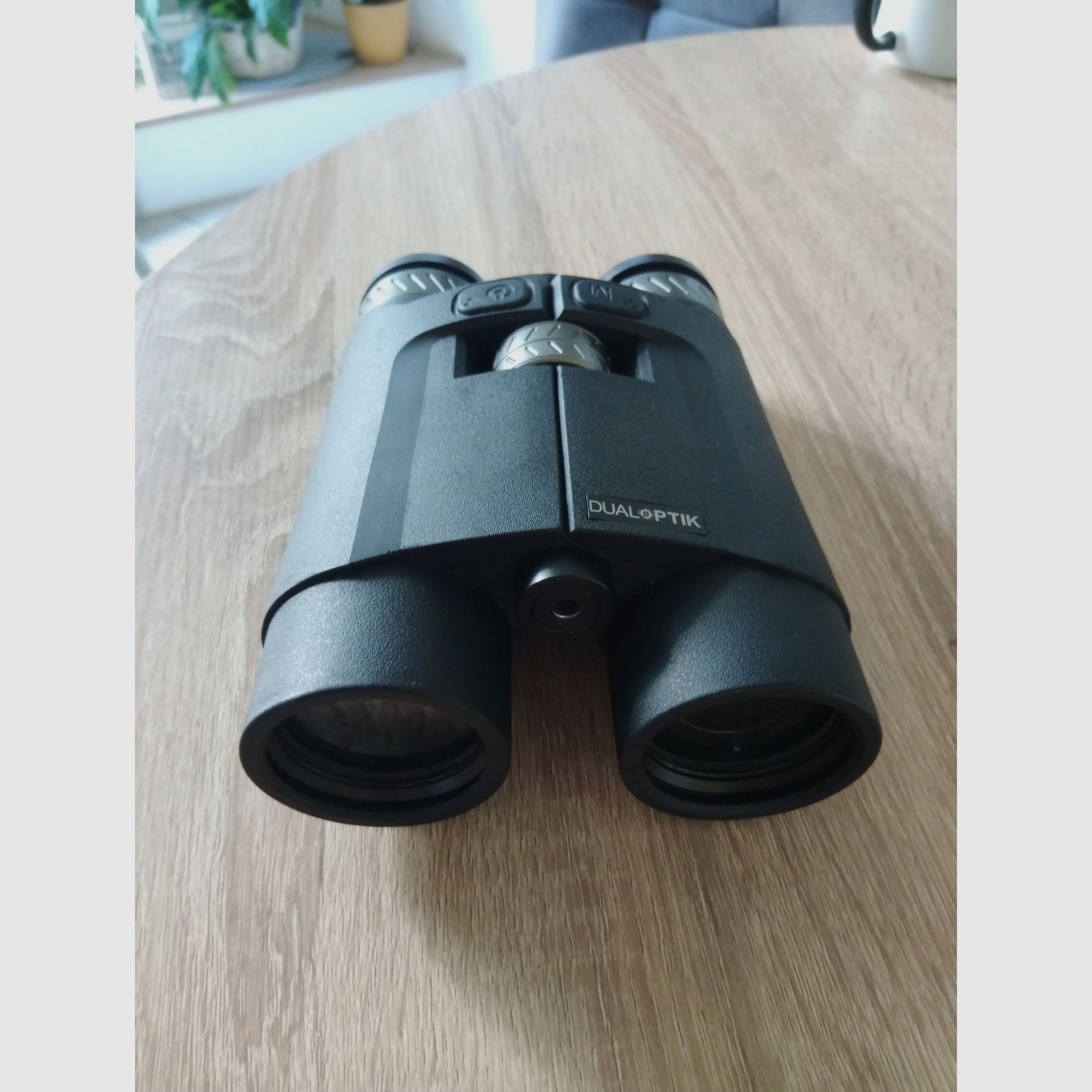 Dualoptik Laser-Entfernungsmesser Fernglas 