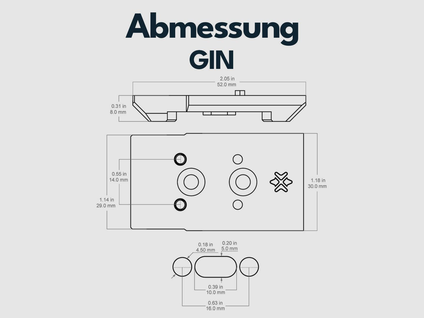 Vector Optics VAS Footprint Adapter – GIN (SCRA-GIN1)