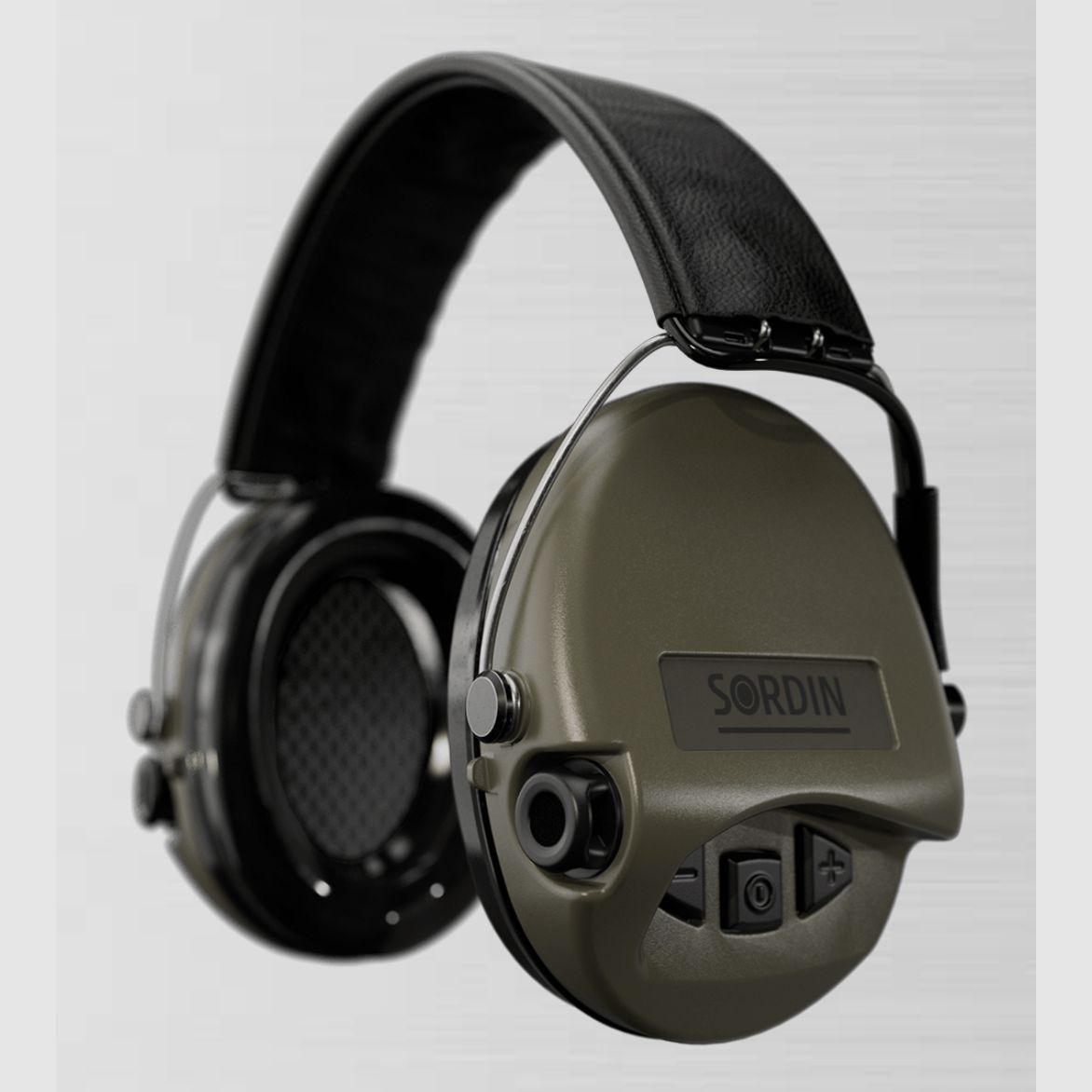 Sordin 75302-S Electronic Hearing Protection Supreme Pro Headband in Green