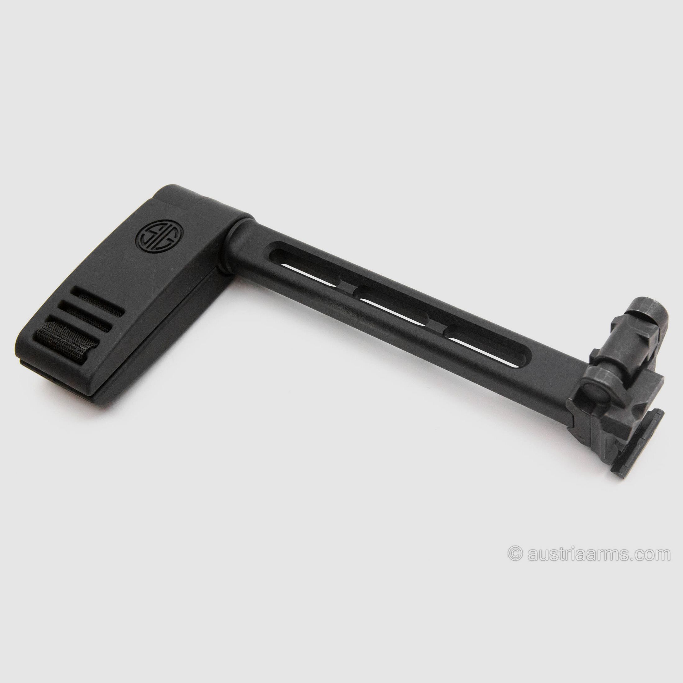 SIG Sauer MCX/MPX Klappbare Pistolenstütze, Schwarz, Bild 2 von 2