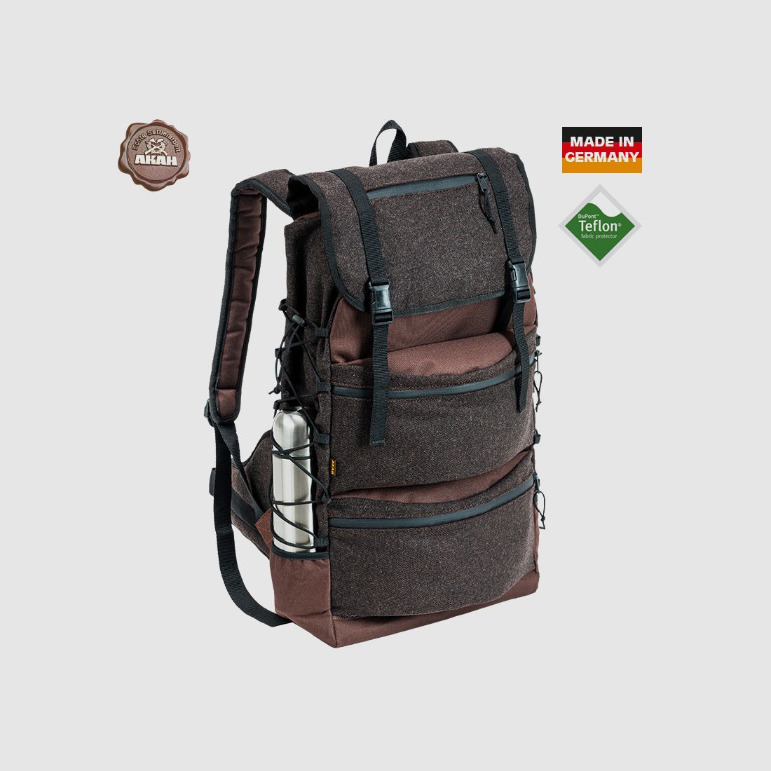 AKAH Gebirgs- und Trekking-Rucksack Loden