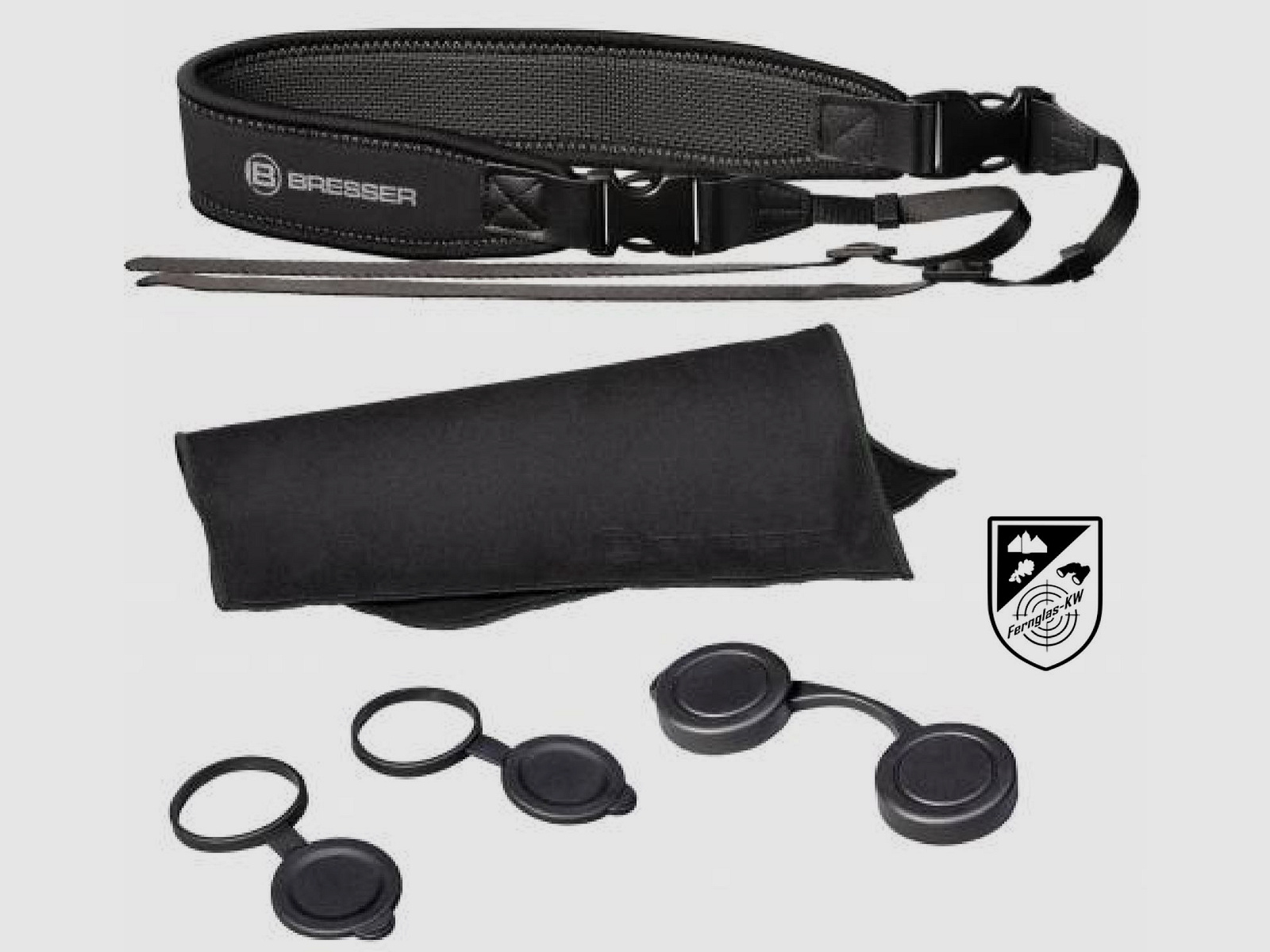 BRESSER 1720843 Pirsch ED 8x42 binoculars phase coating with case and strap