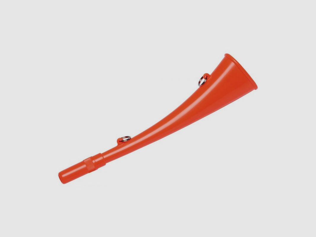 KUNSTSTOFFHORN ROT FLUO 25 CM