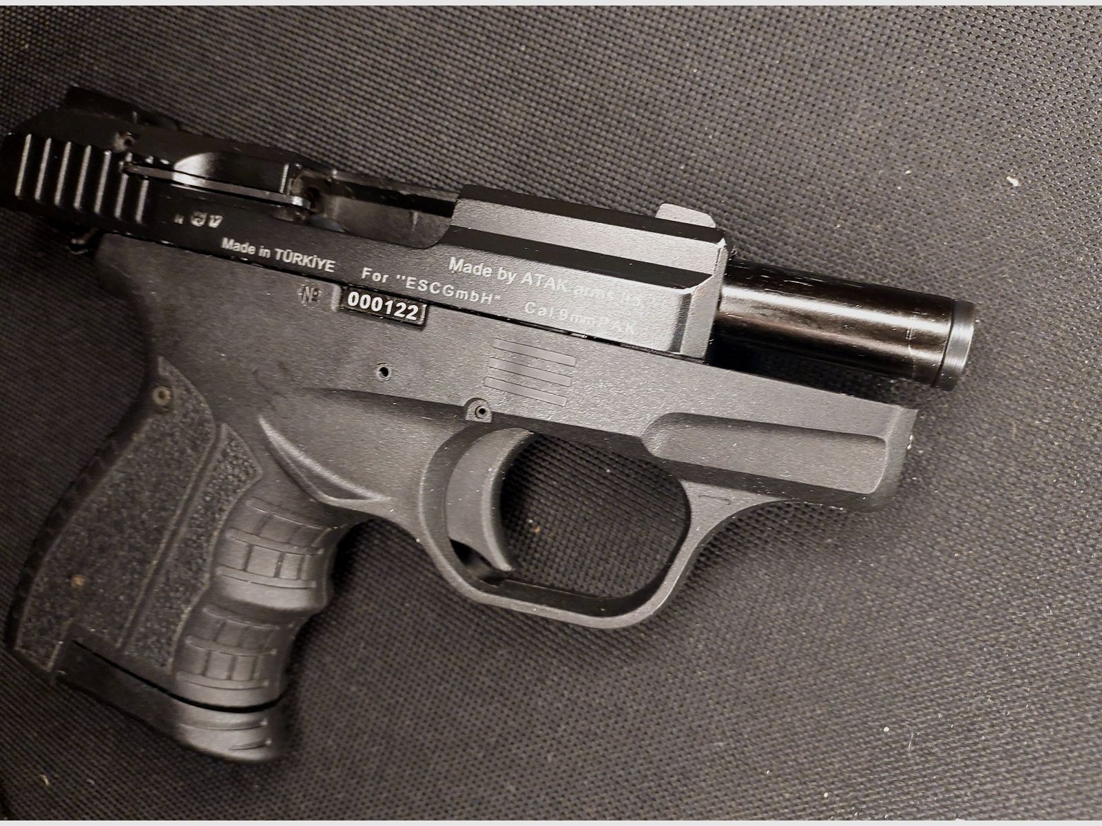 Zoraki 906 blank firing pistol 9mm P.A.K. (PTB 1012)