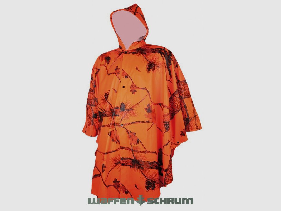 Treeland Poncho PU orange Camo