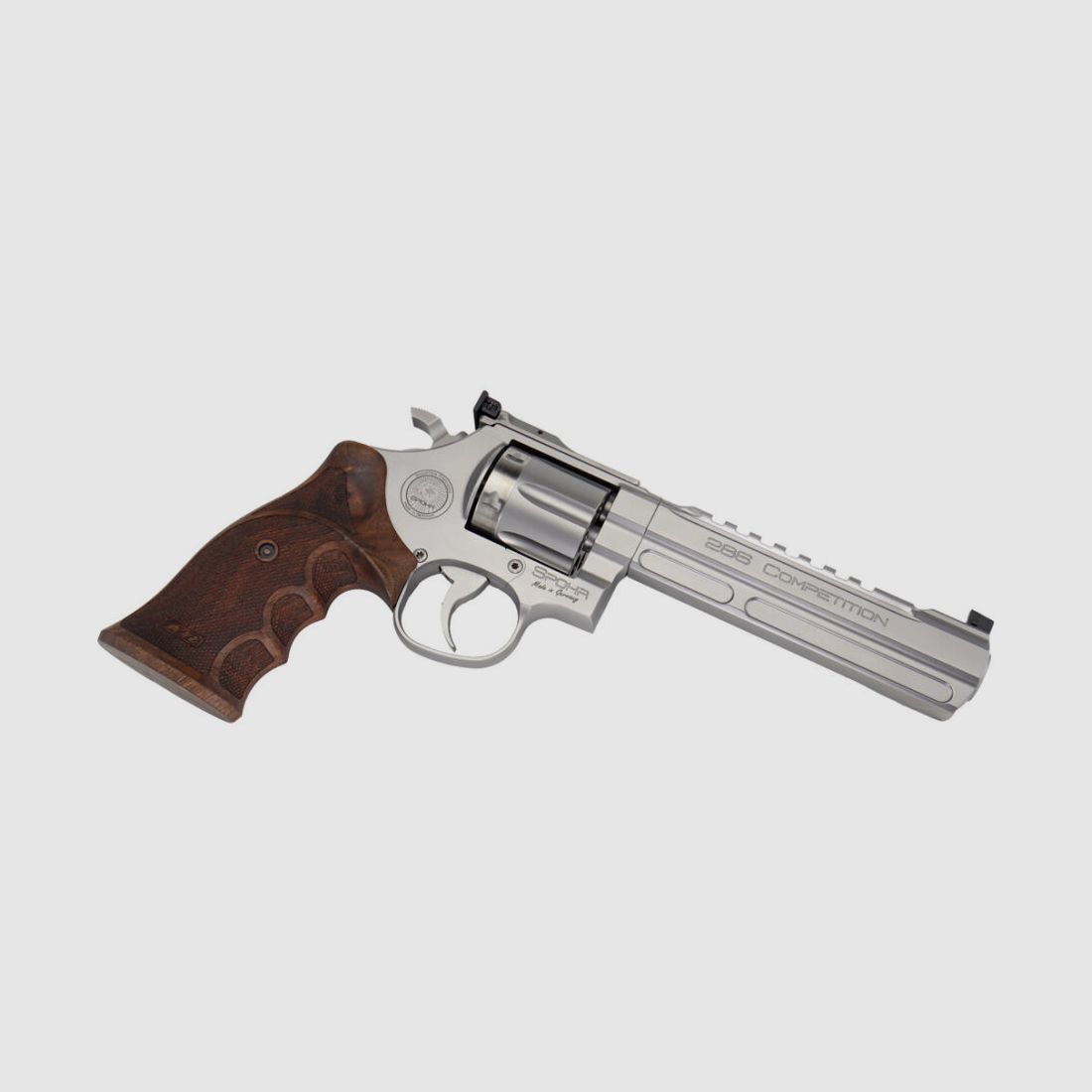 SPOHR 286 Competition Stainless 6" Revolver mit Wechseltrommel Made in Germany 6 Zoll Sportrevolver