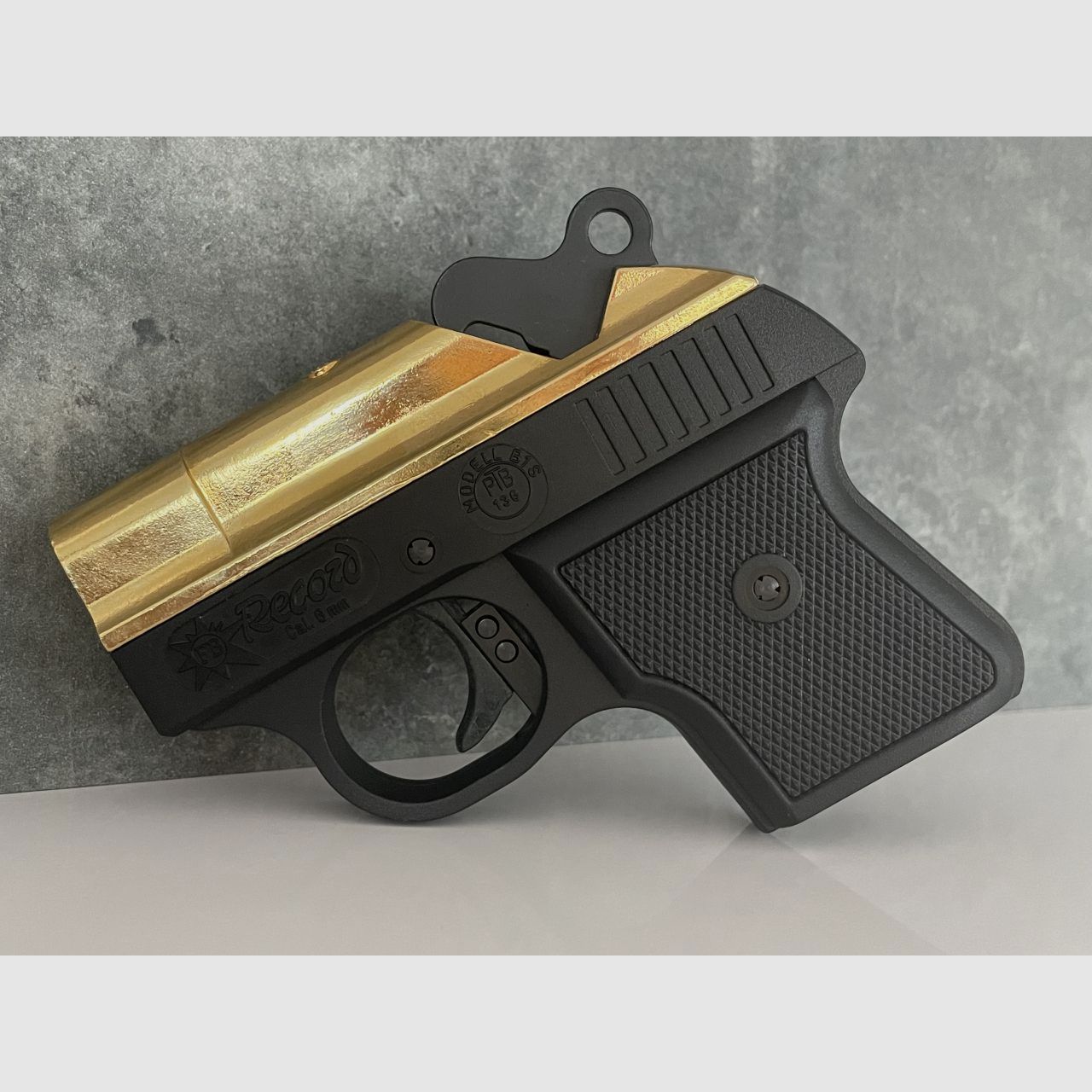 Record Derringer Gold kaliber 6mm Flobert, afbeelding 2 van 3