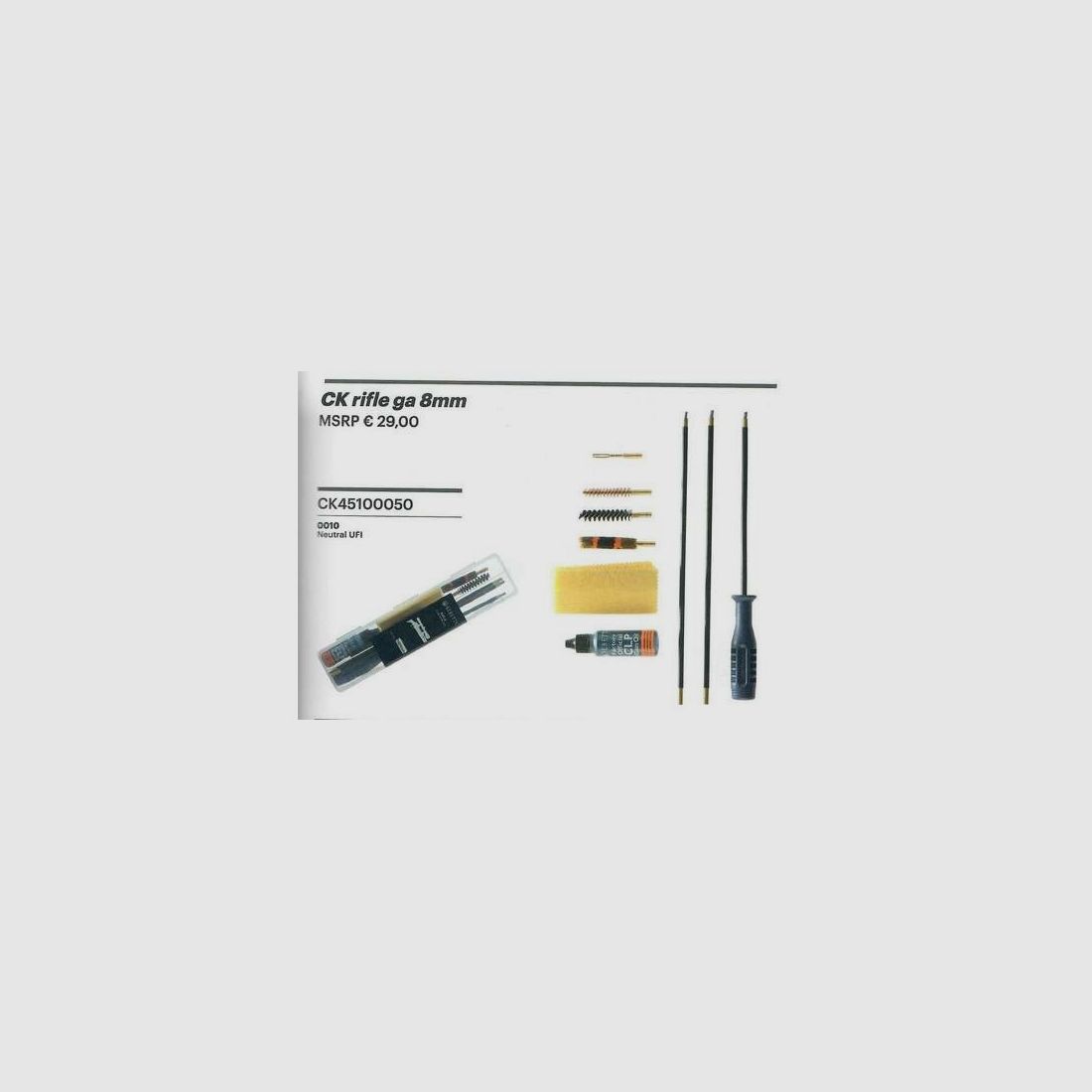Kit di Pulizia Beretta Fucile Cal. 30-06