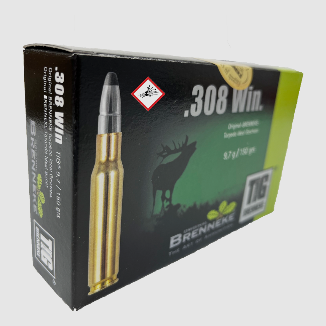 Brenneke TIG munizione da caccia cal. .308 Win 150gr