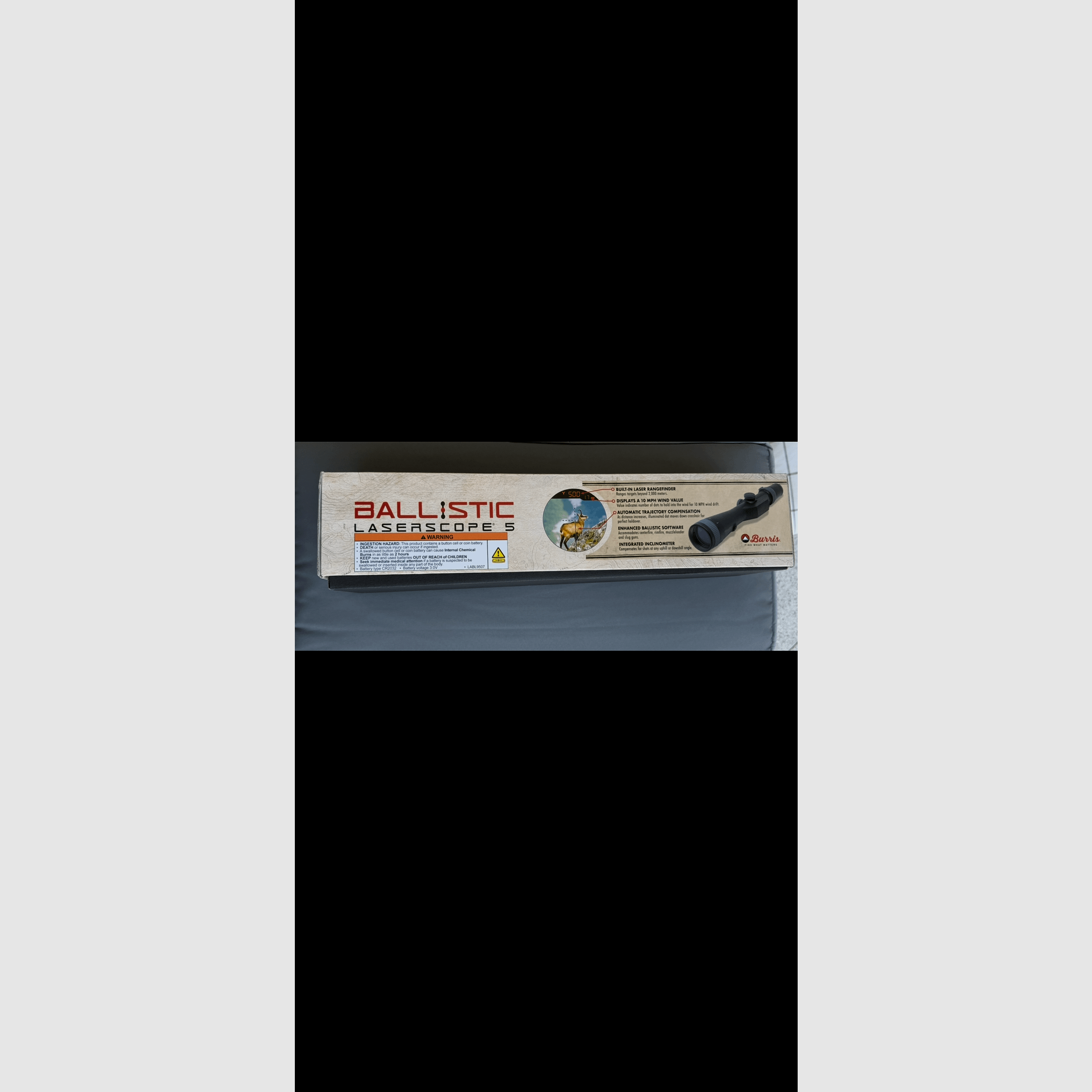 Burris Ballistic Laserscope V5 5-20x50 telescopio di puntamento