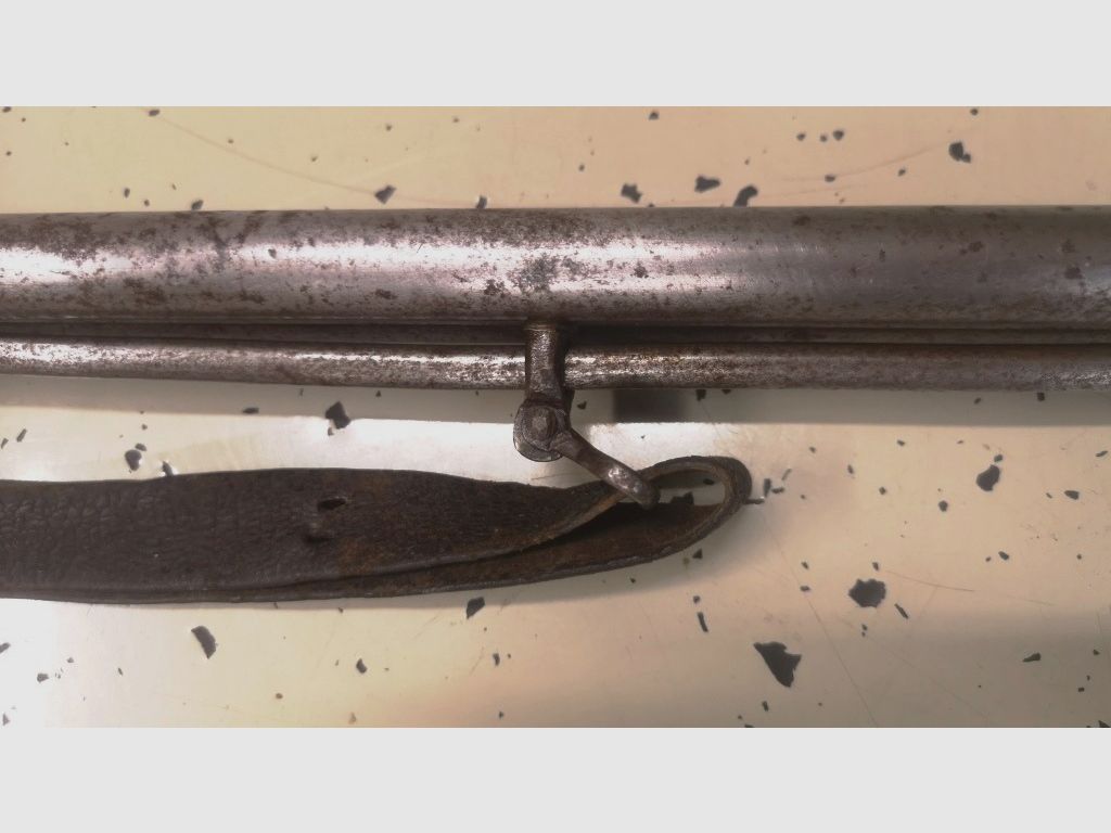 Front-loading double-barrel shotgun F. Barnes