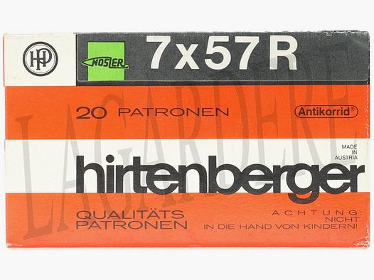 HIRTENBERGER NOSLER (Patrone mit Geschoss)