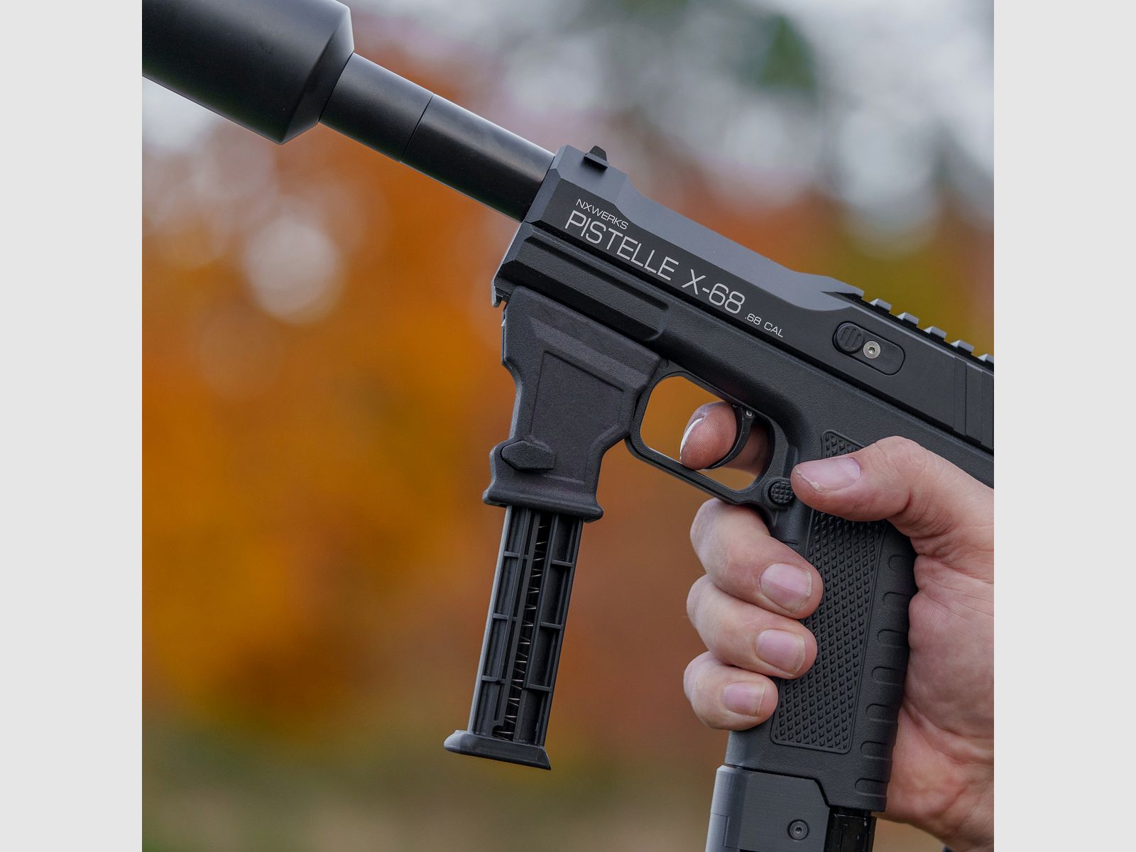 MAG - HOLDER | solo para 11 mm Picatinny | Vertical Grip | Pistelle X-68