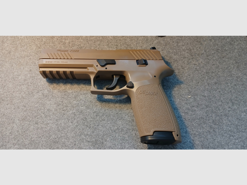 Sig Sauer P320 Co2 Diabolo Luftpistole mit O-Box und Koffer